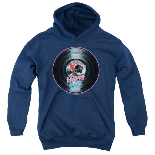 Image for Happy Days Youth Hoodie - On the Record