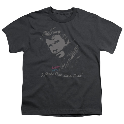 Image for Happy Days Youth T-Shirt - Cool Fonz