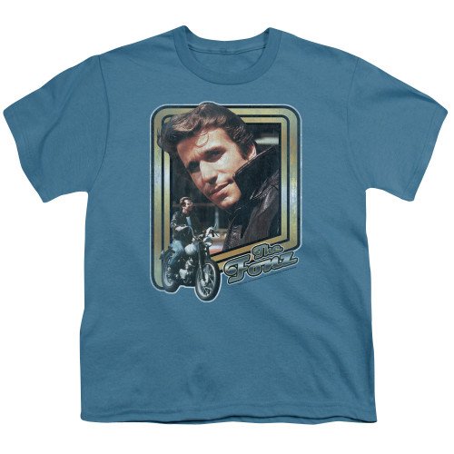 Image for Happy Days Youth T-Shirt - The Fonz