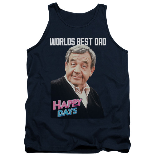 Image for Happy Days Tank Top - Best Dad