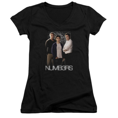 Image for Numb3rs Girls V Neck T-Shirt - Equations