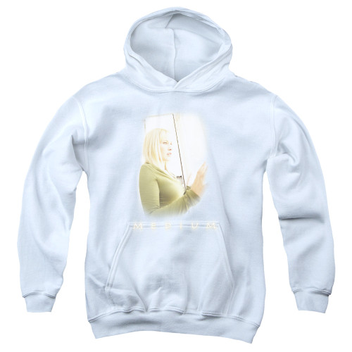 Image for Medium Youth Hoodie - White Light