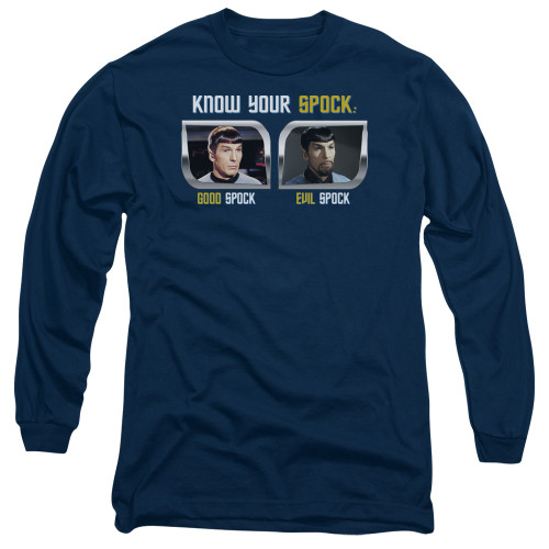 Image for Star Trek Long Sleeve T-Shirt - Know Your Spock