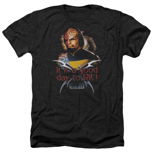 Image for Star Trek The Next Generation Heather T-Shirt - It's a Good Day to Die