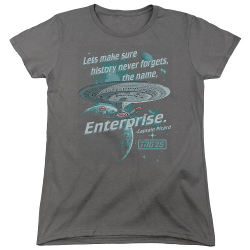 Image for Star Trek The Next Generation Woman's T-Shirt - Never Forget