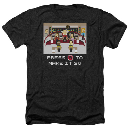 Image for Star Trek The Next Generation Heather T-Shirt - Make It So Pixel