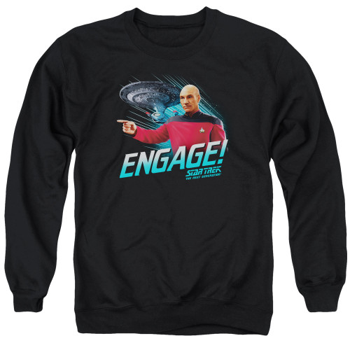 Image for Star Trek The Next Generation Crewneck - Engage