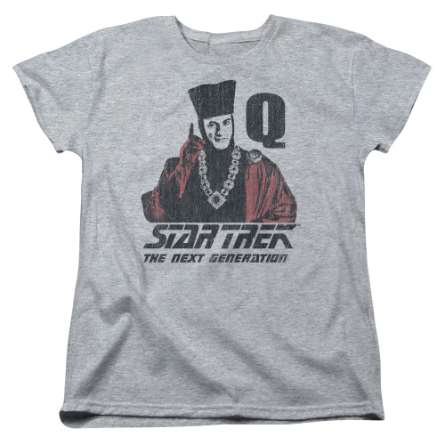 Image for Star Trek The Next Generation Woman's T-Shirt - Q Point