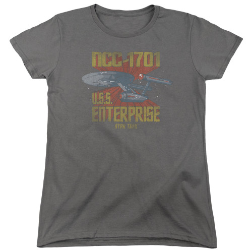 Image for Star Trek Woman's T-Shirt - NCC1701 Animated