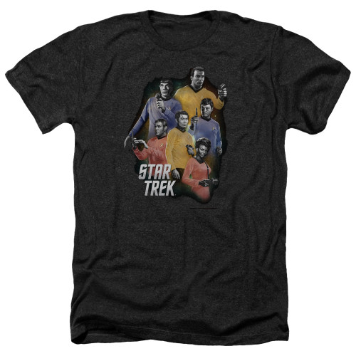 Image for Star Trek Heather T-Shirt - Galaxy Glow