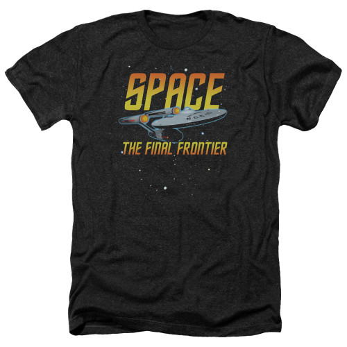 Image for Star Trek Heather T-Shirt - Space