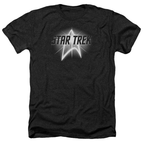 Image for Star Trek Heather T-Shirt - Glow Logo