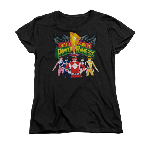 Power Rangers Woman's T-Shirt - Rangers Unite