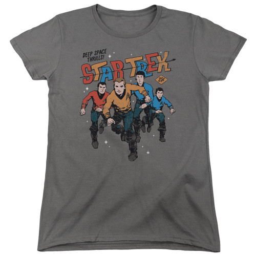 Image for Star Trek Woman's T-Shirt - Deep Space Thrills