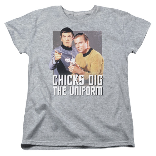 Image for Star Trek Woman's T-Shirt - Chicks Dig