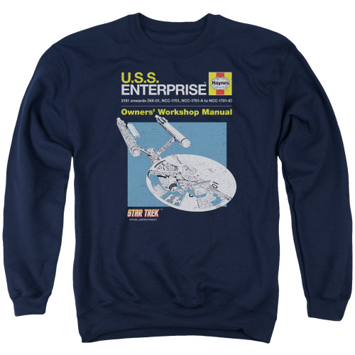 Image for Star Trek Crewneck - Haynes Enterprise Manual