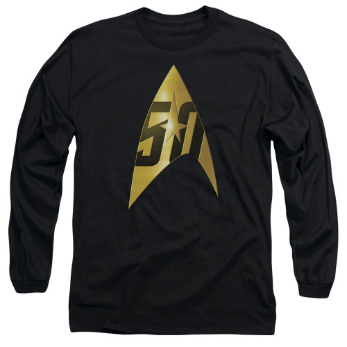 Image for Star Trek Long Sleeve T-Shirt - 50th Anniversary Delta
