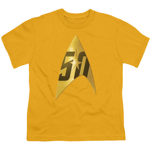 Image for Star Trek Youth T-Shirt - 50th Delta