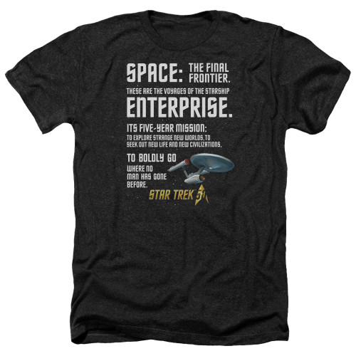 Image for Star Trek Heather T-Shirt - Intro