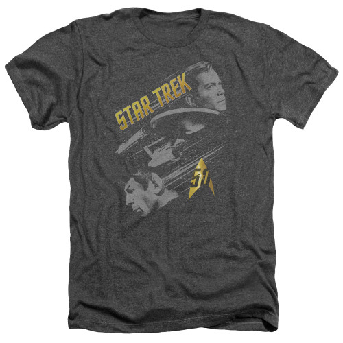 Image for Star Trek Heather T-Shirt - 50 Year Frontier