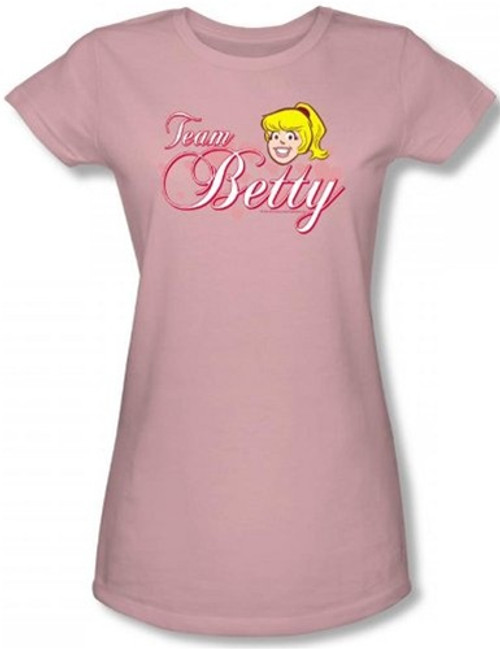 Image Closeup for Archie Comics Girls T-Shirt - Team Betty