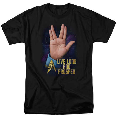 Image for Star Trek T-Shirt - Live Long and Prosper 50th