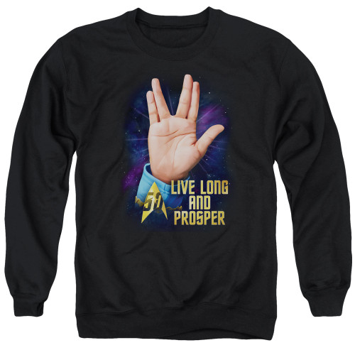 Image for Star Trek Crewneck - Live Long and Prosper 50th