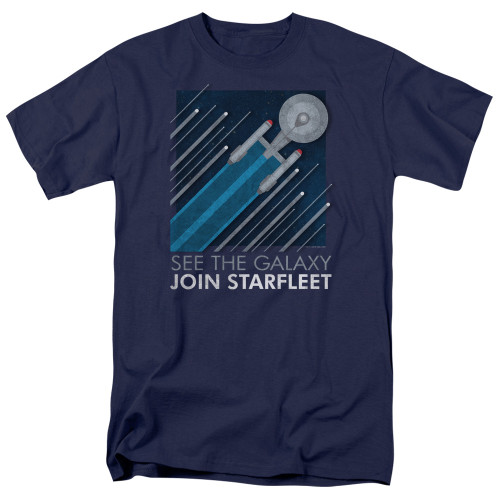 Image for Star Trek T-Shirt - See the Galaxy Join Starfleet