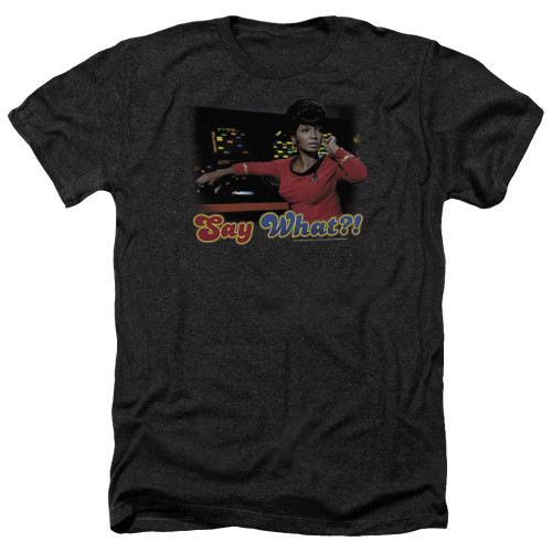 Image for Star Trek Heather T-Shirt - Say What?