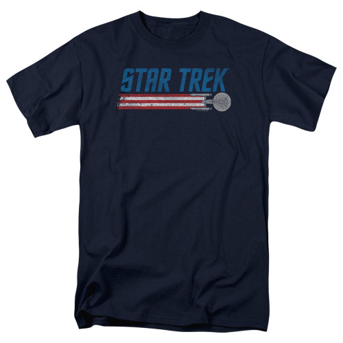 Image for Star Trek T-Shirt - Americana Enterprise