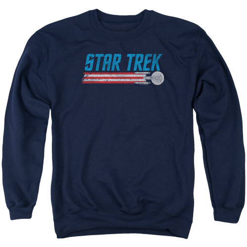 Image for Star Trek Crewneck - Americana Enterprise