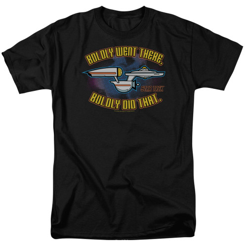 Image for Star Trek T-Shirt - QUOGS Boldly Went There, Boldy Did That