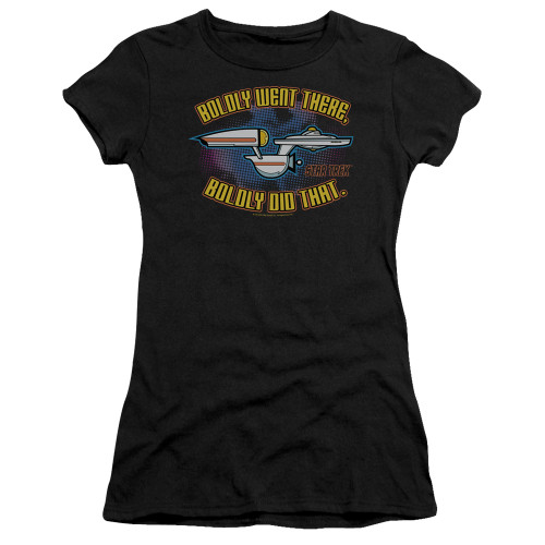 Image for Star Trek Girls T-Shirt - QUOGS Boldly Went There, Boldy Did That