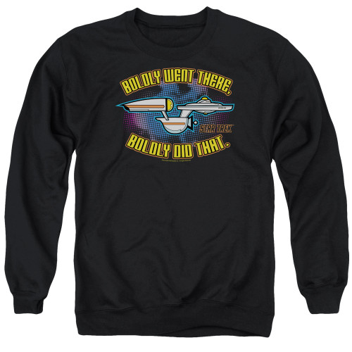 Image for Star Trek Crewneck - QUOGS Boldly Went There, Boldy Did That