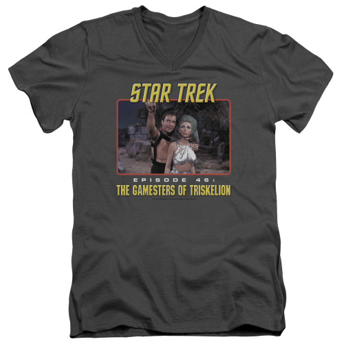 Image for Star Trek T-Shirt - V Neck - Episode 46: The Gamesters of Triskelion