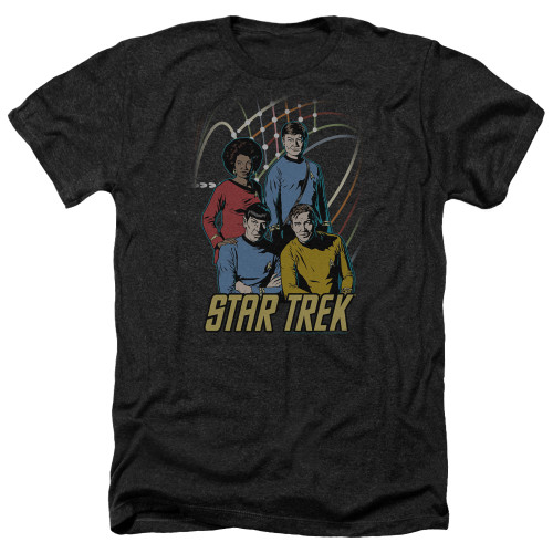 Image for Star Trek Heather T-Shirt - Warp Factor 4