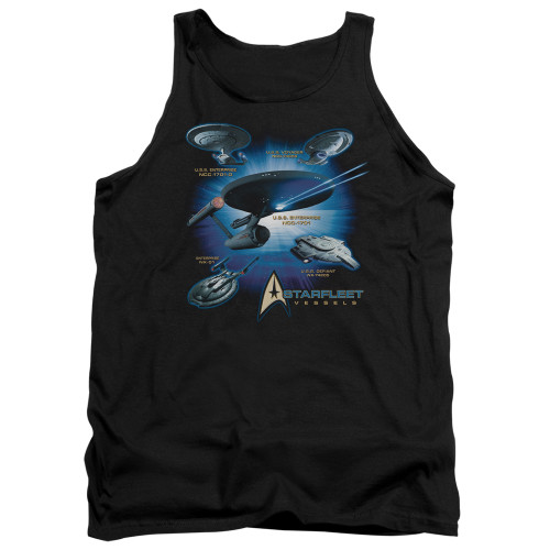 Image for Star Trek Tank Top - Starfleet Vessels