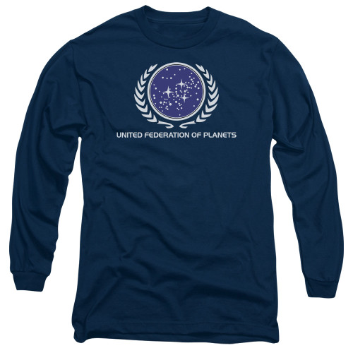 Image for Star Trek Long Sleeve T-Shirt - United Federation of Planets Logo