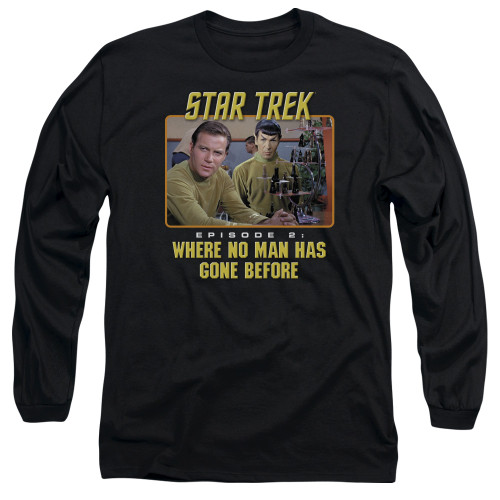 Image for Star Trek Long Sleeve T-Shirt - Episode 2: Where No Man Has Gone Before