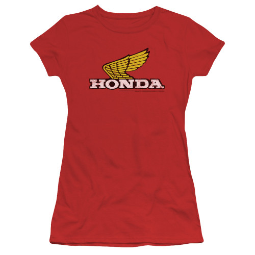 Image for Honda Girls T-Shirt - Yellow Wing Logo