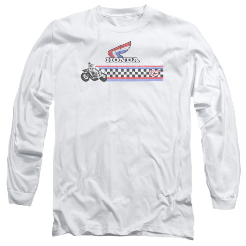Image for Honda Long Sleeve T-Shirt - 1985 Red White Blue