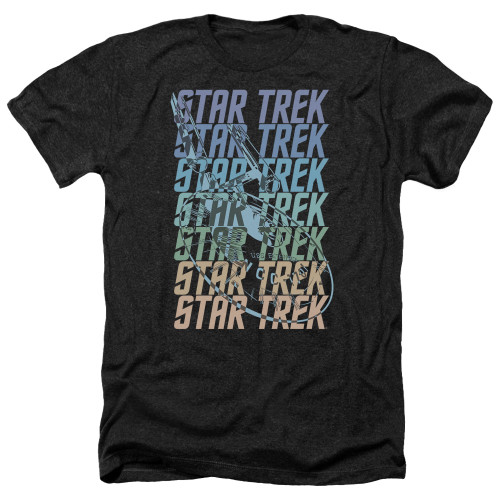Image for Star Trek Heather T-Shirt - Multilogo Enterprise