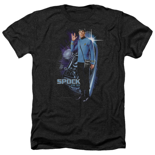 Image for Star Trek Heather T-Shirt - Galactic Spock