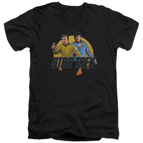 Image for Star Trek T-Shirt - V Neck - Phasers Ready