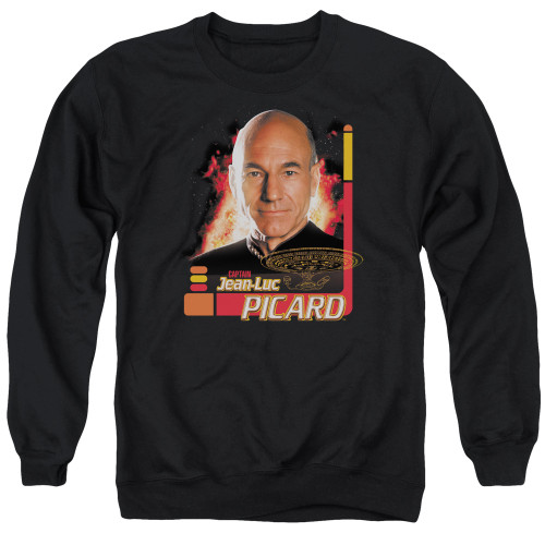 Image for Star Trek The Next Generation Crewneck - Captain Jean-Luc Picard