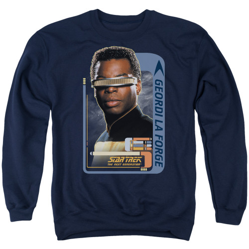 Image for Star Trek The Next Generation Crewneck - Geordi LaForge