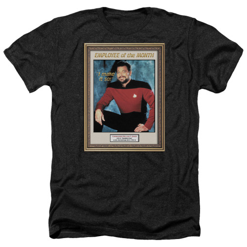 Image for Star Trek The Next Generation Heather T-Shirt - Employee of the Month