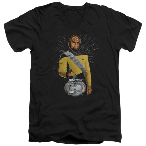 Image for Star Trek The Next Generation T-Shirt - V Neck - Worf 30