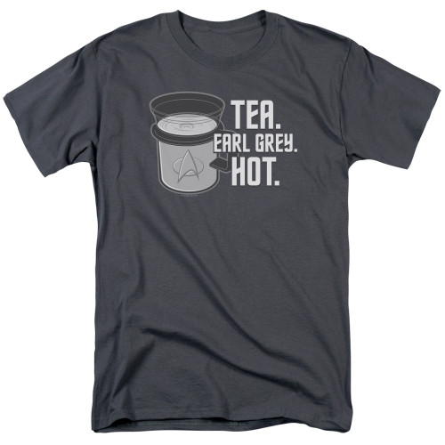 Image for Star Trek The Next Generation T-Shirt - Tea.  Earl Grey.  Hot.
