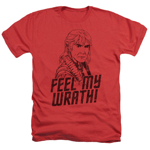 Image for Star Trek Heather T-Shirt - The Wrath of Khan Feel My Wrath